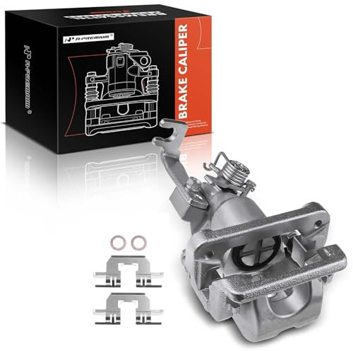A-Premium Brake Caliper Assembly with Bracket Compatible with Mazda MX-5 Miata 2006-2015 Rear Right Passenger Side