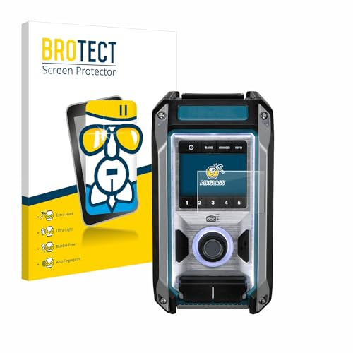 brotect Glass Film compatible with Makita DMR115 | Clear Screen Protection Made in Germany Glass-Film 9H Protection Scratch Resistant High Clarity