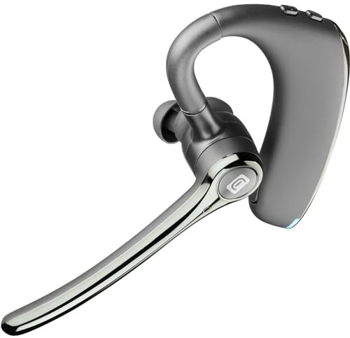 cellularline | Fluent | Cuffie Auricolare Bluetooth Mono Ergonomici per Telefono Cellulare - Autonomia 25 Ore - Ricarica in 2 Ore