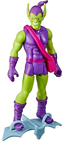Marvel Hasbro Legends Series - Figura de Duende Verde de 9.5 cm - Colección Retro 375-2 Accesorios