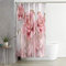 Chickwing 3D Rideau de Douche Rideau de Bain, Chickwin Rose Impression Imperméable Anti-moisissure Tissu Lavable Rideau avec 12 Crochets pour Salle de Bain Baignoire (120x180cm,Fleurs Roses)