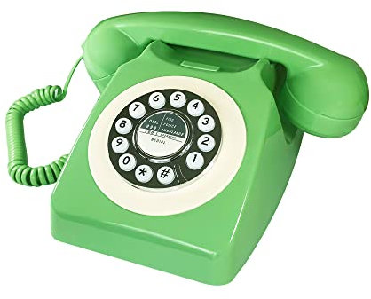 Téléphone filaire rétro TelPal vintage, téléphones fixes classiques des années 1930 pour décoration de maison et de bureau, téléphone d'hôtel fantaisie avec rappel