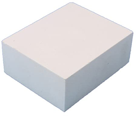 CBRIGHT 1pc 320# Flattening Stone White Corundum Sharpening Honing Stone for Repairing The Whetstone Sharpening Stone(60x50x25mm)