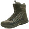 IYVW A07 Armee Bundeswehr Combat Militärstiefel Reißverschluss Einsatzstiefel Boots Grün 41EU