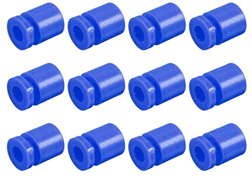 sourcing map RC Anti-Vibrations-Gummibälle für RC F4 F7 Flight Controller M3 x 8 mm Stoßdämpfungsbälle (Blau), 12 Stück