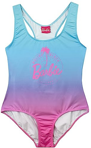 Barbie Badeanzug | Malibu Beach Damen Badeanzug | Rosa Einteiler Schwimmanzug Für Frauen| M | Offizielles Merchandise