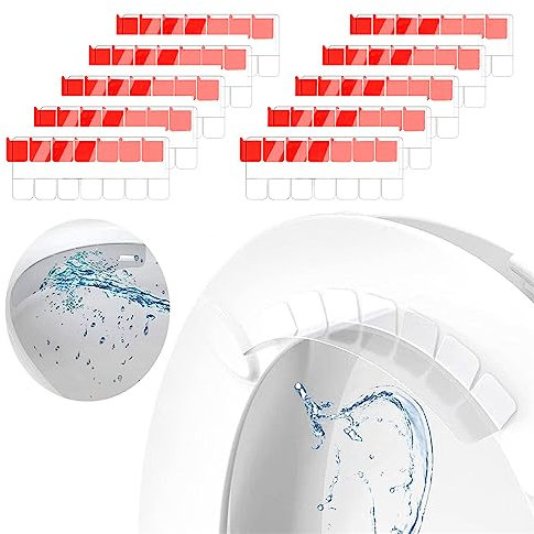 WC-Urinschutz, 10 Stück, Urinabweiser für Toilettensitz, Töpfchentraining, Urin-Spritzschutz, wasserdicht, Urin-Spritzschutz für ältere Menschen und Kinder, 25 x 10 cm