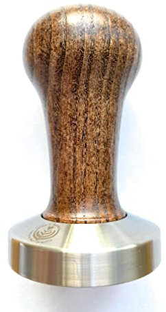 VIA CREMA Kaffee Tamper 51 mm. Siebträger Tamper. Coffee Tamper Made in Italy By Motta (Tamper 51mm, Brown) Kaffeemaschine Siebträger Zubehör