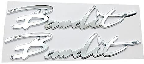 JMORCO Tankaufkleber Motorrad Motorrad Chrom Aufkleber Emblem Abzeichen Decals ABS Kunststoff Tank für SU&ZUKI Bandit 600 650 1200 1250 2021