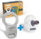MaJoCompTec® ADBLUESAFE Tankdeckel Sicherung I Tanksicherung für AdBlue Tankverschluss Deckel I Zubehör Kastenwagen Camping Wohnmobil (Edelstahl Version, Bundle mit Wassertankadapter 3 Pin D:78)