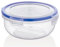 Best House | Small Plastic Storage Box | Round Food Container with Clips & Lids | 400 ml | 1 Pc | Lunch Box for Food Storage | BPA Free, Microwave, Freezer & Dishwasher Safe - Airtight SnapLock Lids