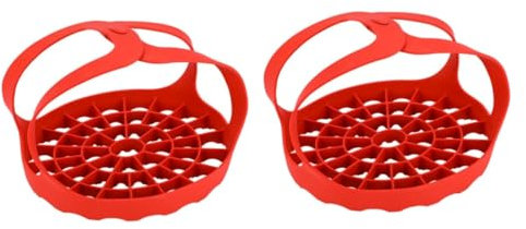 PAMINGONO 2 Pezzi di per Cottura a Vapore per Pentola a Pressione Maniglie di Sollevamento in Silicone per Teglie