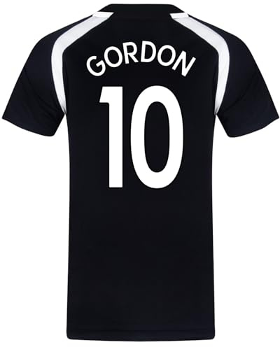 Newcastle United FC Mens Gordon 10 Poly T-Shirt Black Small