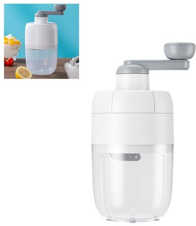 Manuelle Rasierte Eismaschine, Tragbare Transparente Eisbox, Hand-Eisbrecher für Heimcamping