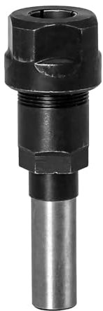 Fräser Verlängerung, Graviermaschine Trimmer Spannzange Oberfräse Holzbearbeitung Verlängerungen, für Holzbearbeitung Trimmen, Schleifen und Schnitzen Maschinen (12 mm Schaft) (Durchschnittsgröße)