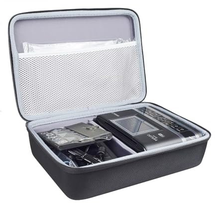 Plyisty Hartschale für Selphy CP1500 CP1300 CP1200 Kabelloser Kompakt-Fotodrucker, Schützende Hartschalen-Reisetasche, Aufbewahrungstasche
