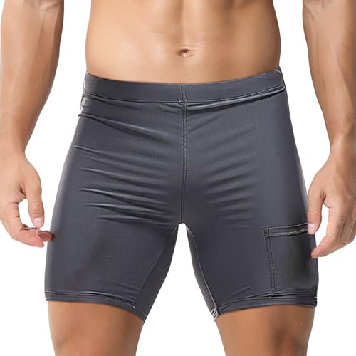 Ausing Maillot de Bain Homme Jammer de Natation Homme Shorts de Bain Jammer de Bain de Compétition pour Homme L