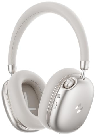 havit SPACE S1 Adaptive Active Noise Cancelling Headphones, LHDC Bluetooth 6.0 Hi-Res Wireless Over Ear Bluetooth Headphones with 5 Mic ENC, 100H Playtime, Overhead Headphones with Spatial Audio