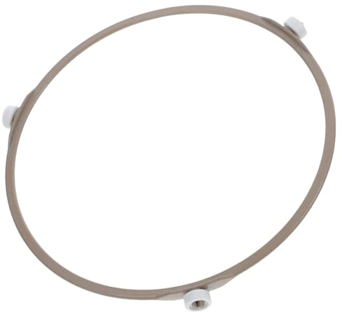 GARVALON Mikrowellen Drehtellerring Ersatz aus Kunststoff mit Stabilem Stützring und Elegantem Design für Mikrowellenherde als Praktisches Zubehör