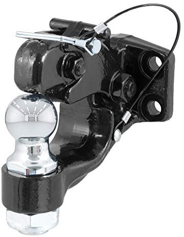 CURT 48180 Pintle Hitch with 1-7/8-Inch Trailer Ball, 16,000 lbs, Mount Required