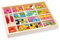 small foot 2463 Fädelbox „Julia“ aus Holz, Fädelspiel mit bunten Holzperlen, Schmuck, Armbänder, ab 3 Jahren