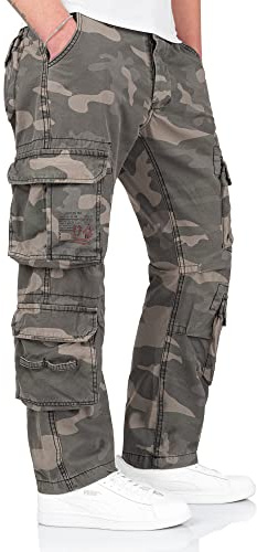 Surplus Raw Vintage Airborne Herren Cargo Hose & Airborne Cargo Slimmy Trouser
