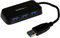 StarTech.com Hub USB 3.0 (5Gbps) SuperSpeed a 4 porte, Mini Dock da viaggio USB multiporta, Hub USB portatile per PC/Mac aziendali/computer portatili, Nero (ST4300MINU3B)