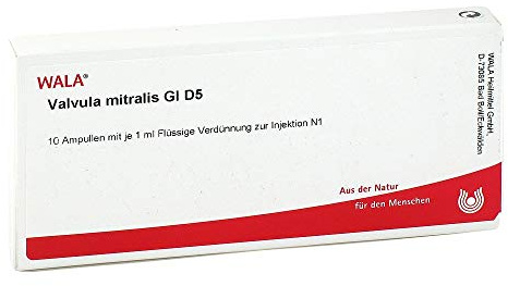 VALVULA mitralis GL D 5 Ampullen 10X1 ml