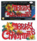 Merry Christmas Xmas window fairy led light sign.Decoration silhouette