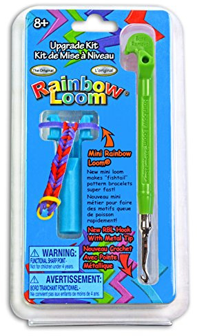 Rainbow Loom Metal Hook Tool Upgrade Kit with Anti Counterfeit Code (Green)