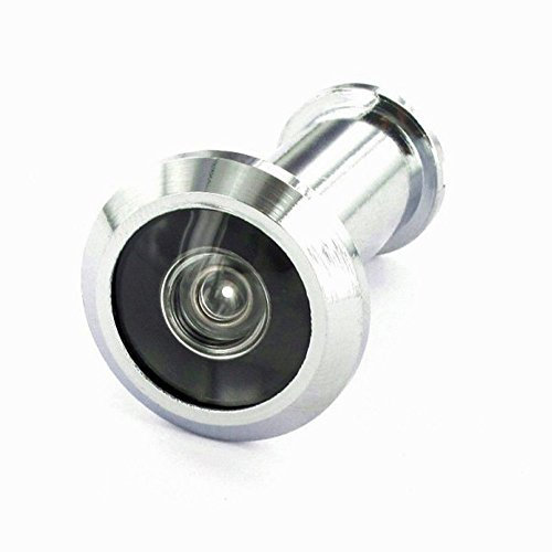 Door Security Spy Hole 180° Viewer in Polished Chrome