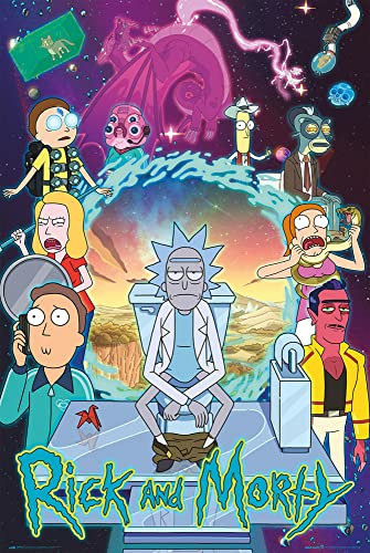 Rick and Morty Poster Season 4 Plakat | Bild 91x61 cm