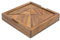 Wood Tangram - Wooden Brain Teaser Block for Kids & Adult - Wood Block Puzzle - Logic Puzzle - STEM Montessori Educational Sensory Toys for All Ages