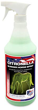 Equine America Citronella Summer Horse Spray | Premium Natural Grooming Spray | Fly & Insect Repellant | 1 Litre