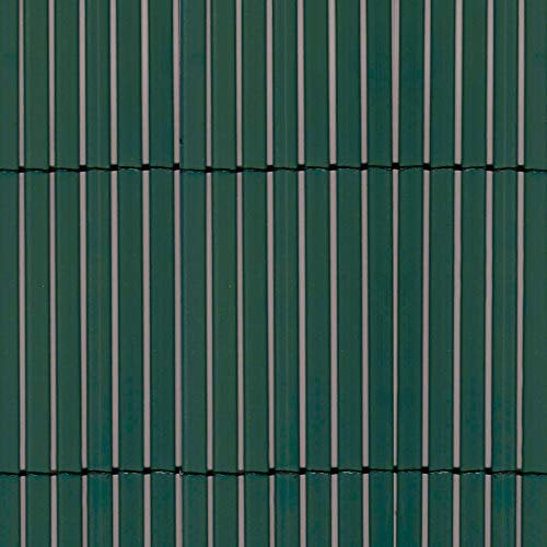 TENAX Colorado 1,00x5 m Verde, Canniccio Sintetico a Canne Intere da 7mm, Schermante Frangivista in PVC per Giardino, Balcone e Terrazza