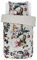 ESSENZA Bettwäsche Fleur Ecru, 155x220 + 1x 80x80 cm - 100% Baumwollsatin 205TC - Blumen