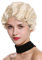 WIG ME UP - LD501-613 Damenperücke Perücke kurz 20er Jahre Swing Charleston Welle gewellt Scheitel Platinblond