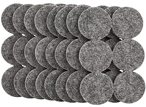SOFTTOUCH 4758695N Heavy Duty Felt Furniture Pads to Protect Hardwood Floors from Scratches, Gray, 1-1/2 Inch