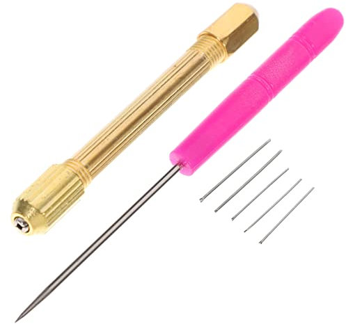 7Stücke Teiliges Puppenhaar Implantationswerkzeug mit Silikon-wig Nadel und Kupfergriff für DIY Haartransplantation und Puppen-haarverlängerung für Salon oder Heimgebrauch