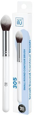 Tb Tools For Beauty - Pinceau Contouring Rond Petit de Qualité Pour Maquillage Application Poudre Blush Highlighter Outil Polyvalent Fibres Synthétiques Ergonomique Durable