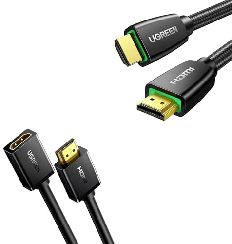 UGREEN HDMI Extension Cable 4K and HDMI Cable 4K@60Hz