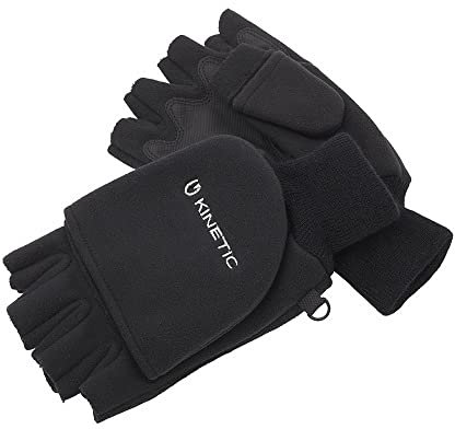 Kinetic Fleece Handschuh Wind Stop, Warmer Fleece-Handschuh, weich, praktisch und warm, elastisches Handgelenk, Größe M - XL (M)