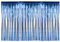 codiarts. metallische Lametta Vorhänge -Folie für Geburtstag Hochzeit, Party, Fotobox DIY Photo Booth Dekorationen, Tür, Fenster, Hintergrund Foto Requisiten, 3 Stück je 1mx2m (Blue)