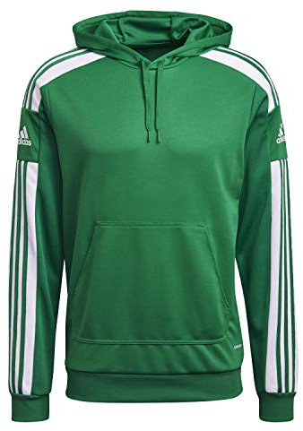 adidas Herren Squadra 21 Hoodie Team Green/White, XS