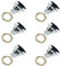 Toifucos 6 Pack Solar Wine Bottle Lights, 2M 20 LEDs String Fairy Lights Outdoor Waterproof Diamond Cork Lights for Wedding Holiday Garden Patio Pathway Decor Lamp