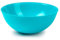 Tradineur - Bol, cuenco de plástico 25 x 10 cm, 2,5 litros, ensaladera, recipiente para palomitas, aperitivos, fruta, ligero y resistente, color surtido