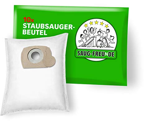 SAUG-FREUnDE | 10 Staubsaugerbeutel für NILFISK AERO Baureihe: AERO 21-01, AERO 21-21, AERO 21-01 Inox, AERO 21-21 Inox, AERO 26-01, AERO 26-21, …, ähnlich NILFISK part-no. 302 002 404