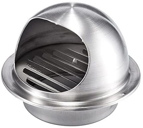 LIGUOYI Griglia di Ventilazione A Sfera, Griglia di Ventilazione di Acciaio Inossidabile della Copertura, Cappe Griglia di Aerazione A 60mm A 300mm, Accessorio di Sfiato, Anti Ruggine