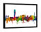 artboxONE Poster mit schwarzem Rahmen 18x13 cm Städte Malmo Sweden Skyline - Bild Sweden Malmo Skyline Malmö
