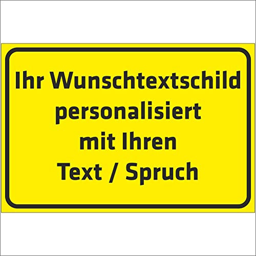 Indigos UG - Placa de aluminio en 8 tamaños, con texto y texto personalizado, para garaje, aparcamiento, empresa, escuela, hotel o cochera